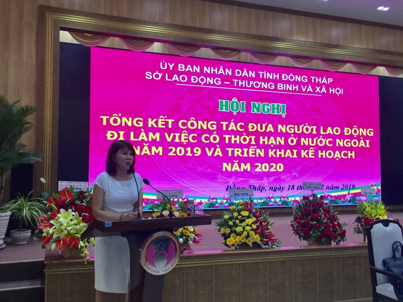 Công ty TNHH Dịch Vụ Quốc Tế Sài Gòn tham dự Hội nghị Tổng kết 2019 tại Đồng Tháp