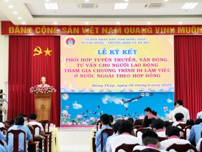 K&Yacute; KẾT PHỐI HỢP TUY&Ecirc;N TRUYỀN, VẬN ĐỘNG, TƯ VẤN CHO NGƯỜI LAO ĐỘNG THAM GIA CHƯƠNG TR&Igrave;NH ĐI L&Agrave;M VIỆC Ở NƯỚC NGO&Agrave;I THEO HỢP ĐỒNG